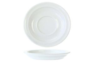 Everyday white saucer