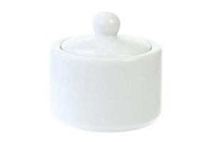 Everyday white sugar bowl w/d Ø95 ↨65mm