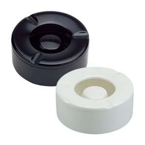 Ashtray melamine Black Ø10cm