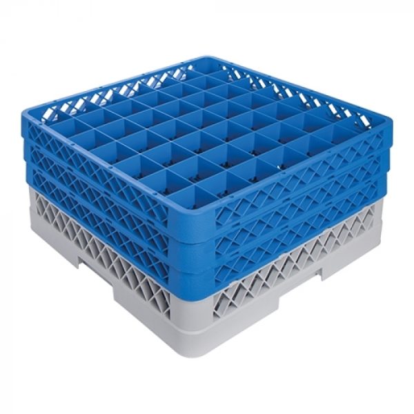 Pied panier en verre 49 compartiments +3 max Ø6.3 ↨20cm