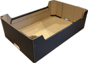Foodbox PE black 600x400 ↨177mm (Food safe)