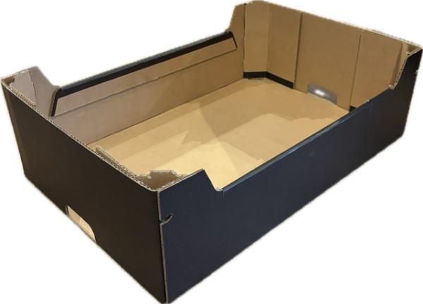 Foodbox PE black 600x400 ↨177mm (Food safe)