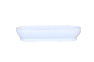 Bol en mélamine Truyts ovale 175x60 ↨35mm blanc