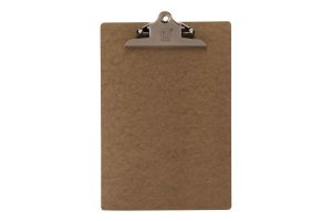 Menu clip board A4 brown 34.6x23 cm