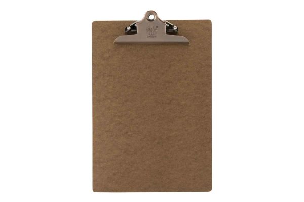 Menu clip board A4 brown 34.6x23 cm