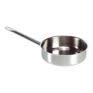 Steelpan recht rvs Ø24 ↨6cm 2.7L