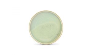 Assiette Structo turquoise Ø28 ↨1,5cm