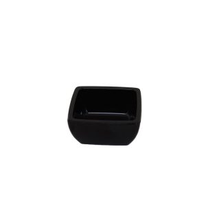 Melamine Truyts Sauskommetje vierkant 58 ↨33mm zwart