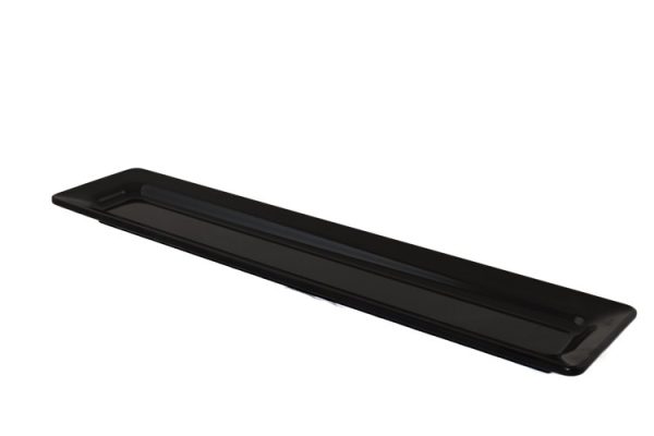 Assiette en mélamine Truyts oblongue/sushi 357x178mm blanc