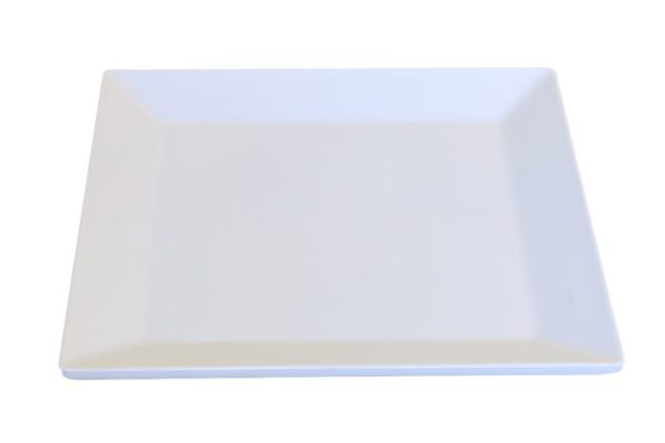 Melamine Truyts Plate square 305mm white