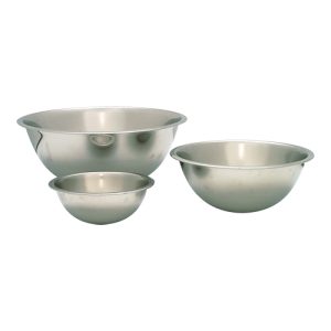 Beslagkom RVS laag Ø160 ↨63mm 0.7L