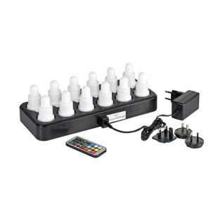 Station de charge LED incl. 12 leds 70x40 blanc 