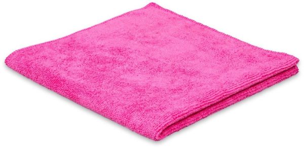 Chiffon microfibre doux 40/40 rouge 305g/m²