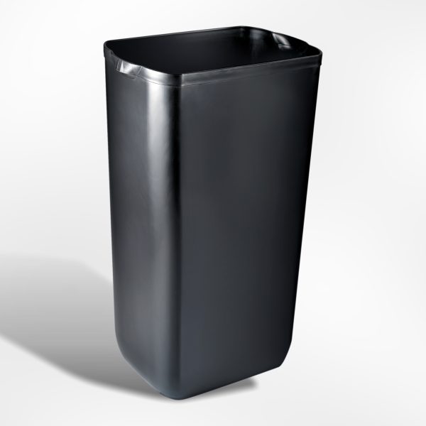 Waste Bin Floor/Wall 23L 330x220 ↨490mm Black