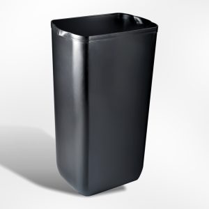 Afvalbak Vloer/Muur 23L 330x220 ↨490mm Zwart