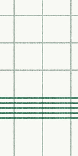 Dunisoft 48x48 1/8 pli Serviette de table vert foncé