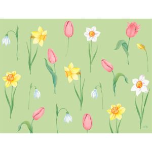 Placemats papier 30x40cm Spring Melody