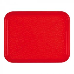 Dienblad 34.5x26.5cm Rood