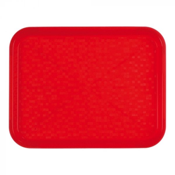 Dienblad 34.5x26.5cm Rood