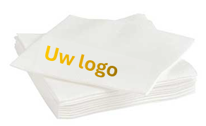 Servetten P2P 20cm PP Wit 1 kleur