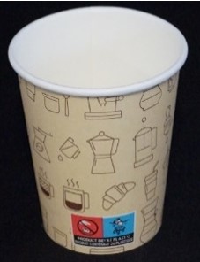 Koffiebeker karton 200ml Ø73 ↨90mm