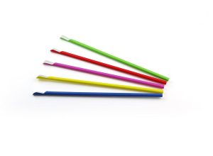 Lepelrietjes fluo multicolor 8/240mm