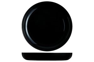 Evolutions black diep bord Ø25cm "Opaal"