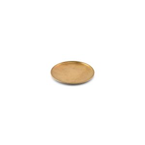Antique goud Serve plat bord Ø14cm