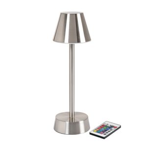 LED Lamp Cordless Zelda ↨32 Ø10,3cm Silver