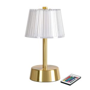 LED Lamp Cordless Jay ↨22cm Ø12cm Gold
