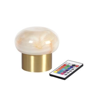 LED Lamp Cordless Namak ↨10.5 Ø11,5cm Messing