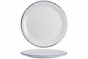 Bleu Dapple Melamine plat bord Ø25,4CM