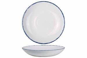 Bleu Dapple Melamine diep bord Ø25,4CM
