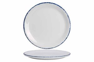 Bleu Dapple Melamine plat bord Ø15,2CM