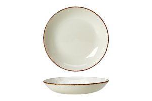 Brown Dapple diep coupe bord Ø25.25cm Art oms Brown dapple diep coupe 25.5cm