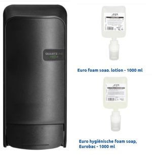 Disp. Quartz BLACK handFOAM (enkel voor 400410/400310)
