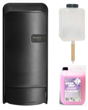 Disp. Quartz BLACK handZEEP Bag-in-box