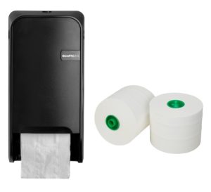 Disp. Quartz BLACK toiletpapier Doprollen