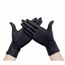 Handschoen/Gants NITRIL Extra Large Zwart/noir