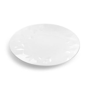 Facet white diep bord Ø28 ↨5cm