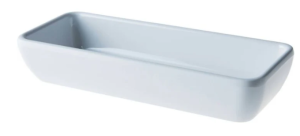 Melamine Truyts Schaal langwerpig 222x90 ↨40mm wit