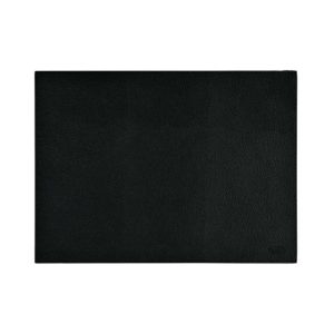 Placemats kunstleer 33x45 Zwart